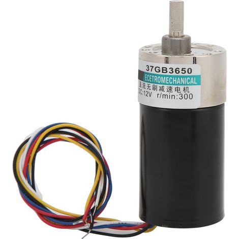 Moteur sans balais 24V avec support et régulateur basse vitesse pour machine-outil CNC XD-37GB365 20tr/min (1/5)