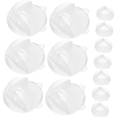24 protège-coins pour meubles, silicone, transparent, pour maison (1/5)
