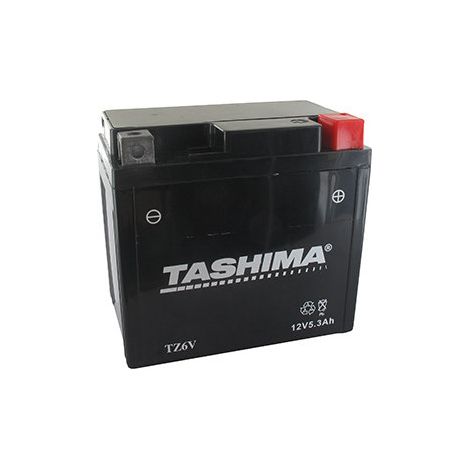 Batteria Rinforzata e Senza Manutenzione (AGM) 12V, 5A. L: 113mm, P: 70mm, H: 105mm, + a Destra. - Batteria da mettere in acido prima