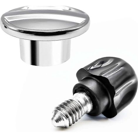 Capuchon de fixation et vis de fixation pour robot pâtissier, argent et noir (1/5)