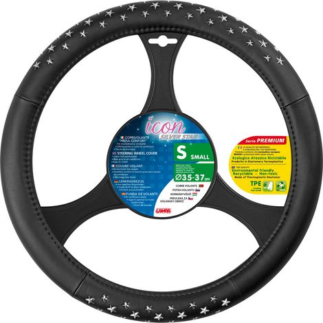 Icon, coprivolante in Skeentex - S - Ø 35/37 cm - Argento (1/2)