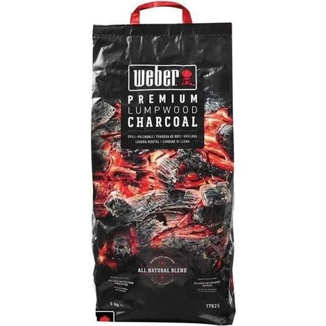 Sac charbon de bois premium - WEBER - 5 kg