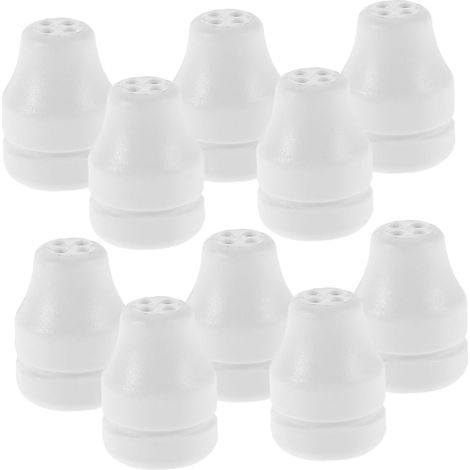 10pièces Boutons Cordon Store Plastique Blanc Accessoires De Réparation pour Stores avec Gland Cordons Rideaux Remplacement Et Léger (1/5)