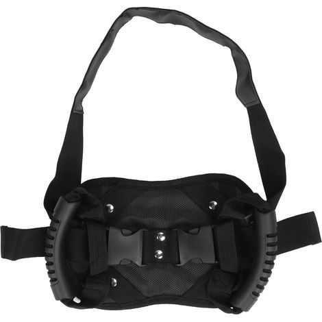 Ceinture de sécurité moto noire pour passager, sangle arrière de maintien pour électromobile et motocyclette. (1/5)