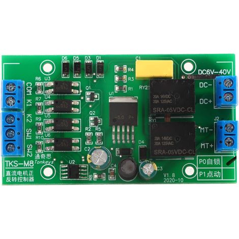 Contrôleur de Rotation de moteur DC 6.0V 40V DC, Terminal en cuivre, relais 20A à faible chaleur (1/5)