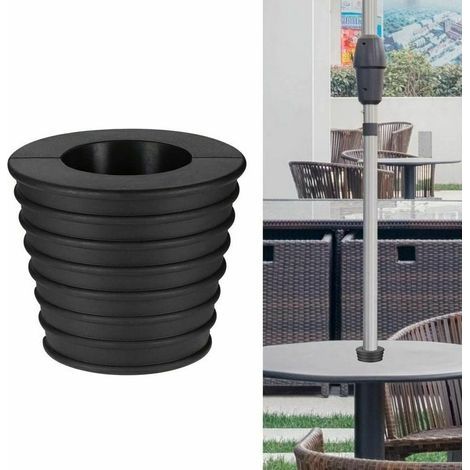 1 Sonnenschirmständer, Stabilisierungszubehör, Lochreduzierstück, für Terrassen- und Gartentische (1/5)