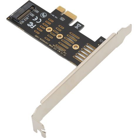 Adaptateur PCIe M.2 vers X4 X8 X16, Carte Extension pour SSD NVMe 4.0/3.0, Montage Raccourci PCI Express (1/5)