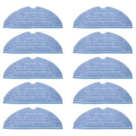 BARKBUSTERS Lot de 10 lingettes de rechange pour aspirateur Xiaomi Roborock S7 T7S T7 Plus - Pièces détachées - Lingettes douces en microfibre (1/5)