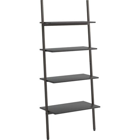 vidaXL Scaffale Pendente a 4 Livelli Nero 64x34x150,5 cm (1/5)