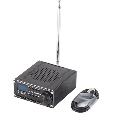 ATS-20+ Si4735 Tragbarer USB-Scanner für AM/MW/LW/SW/SSB mit Antenne (1/5)