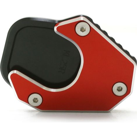 (Rouge) Compatible avec HONDA CRF250L CRF 250 RALLY CRF250 2017-2021 Moto - Extension de béquille latérale CNC maxpower (1/4)