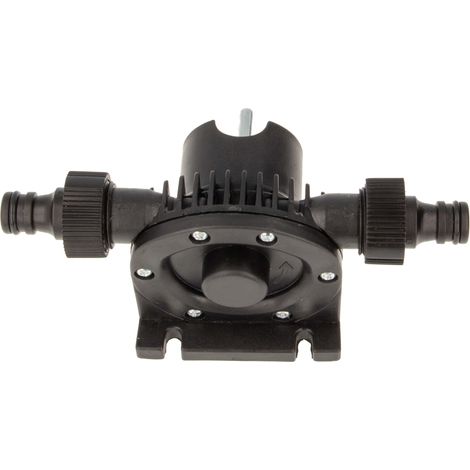 MASTERPROOF PROFESSIONAL Bohrmaschinen-Pumpe 1/2 " mit Steckkupplungen, Vorsatzpumpe, Gartenpumpe, 40002