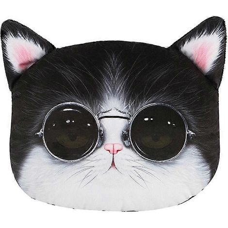 Coussin de soutien lombaire original pour voiture, appuie-tête et nuque en forme de chat mignon - Accessoires auto - Fournitures pour véhicules (1/5)