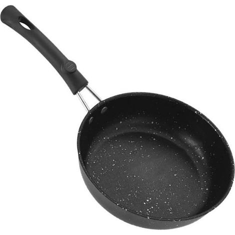 Poêle à frire - Poêle à crêpes en pierre médicale - Fer - Poêle à crêpes - Poêle à omelettes - Mini poêle à (1/4)