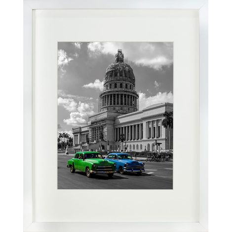 Cornice portafoto per poster da parete 28x35 o 20x25 cm, bianca, BD art