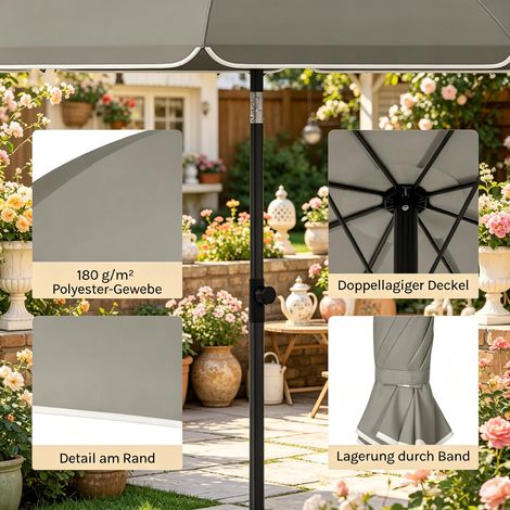 Parasol pliant de plage  parasol de jardin  parasol plein air (inclus uniquement les parasols de plage)  parasol rond (1/5)