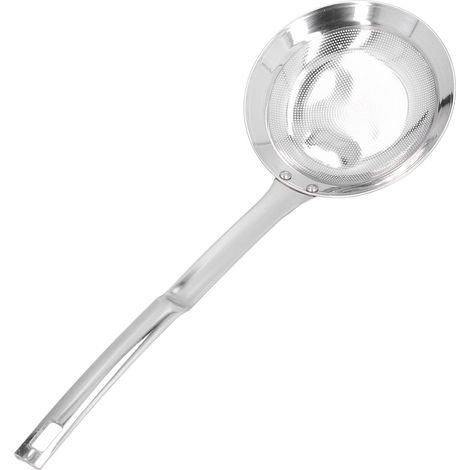 Feinmaschiger Schaumlöffel aus Edelstahl 304, Ölsieb, Küchenhelfer (1/5)