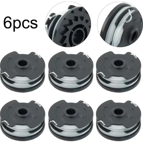 Lot de 6 bobines de fil pour coupe-bordures sans fil Parkside/LIDL PRTA 20-Li A1/B2/C3, accessoires de rechange pour outils de jardin. (1/5)