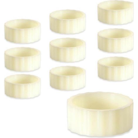 Supports pour bougies (10 pièces) - Stabilisateurs pour bougies coniques - Supports pour bougies verticales - Idéal pour les dîners, les fêtes d'anniversaire et les restaurants. (1/5)