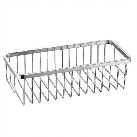 Panier de douche d'angle, étagères de salle de bain en acier inoxydable, organisateur de douche antirouille, fixation murale (1/5)