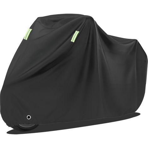 Telo coprimoto, adatto sia per giornate di sole che di pioggia, con protezione da sole, pioggia e polvere, realizzato in lamina di alluminio, CZ-68, nero puro, L (22095110 cm) (1/2)