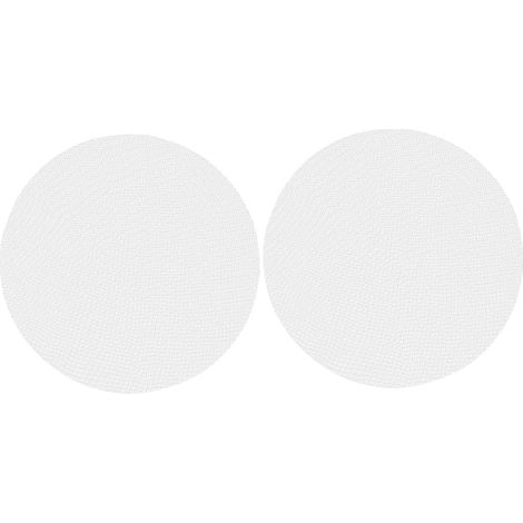 Tapis de Cuisson Vapeur Antiadhésif en Silicone Réutilisable, Lot de 2 Feuilles Rondes 26 Cm, Doublure Pliable pour Cuiseur Vapeur et Cuisson de Petits Pains, Accessoires Cuisine'-'- (1/5)
