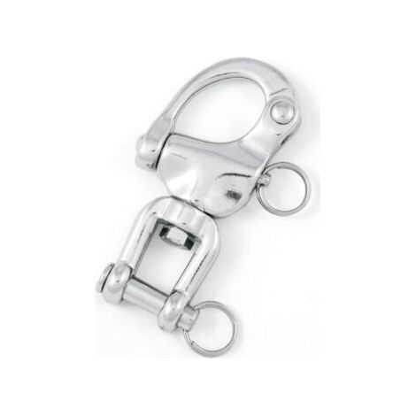 FENOPLASTICAMousqueton inox A4 avec chape pour drisse Accastillage bateau (1/4)