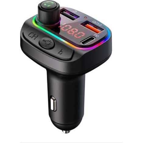 FM Bluetooth Transmitter - PH26 - Infinix Zero 5G - USB Charger - Freisprecheinrichtung - 24W Quick Charge