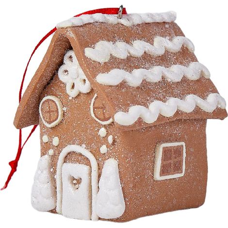 Maison Miniature En Pvc - Décoration De Noël Pour Intérieur - 7 x 6 cm - Multicolore - 1 Pièce (1/5)