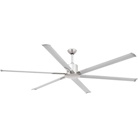 Faro ANDROS Ventilador de techo de 6 aspas gris anodizado (1/5)