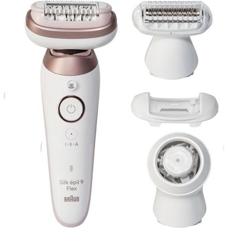 Braun - Epilierer SES9-360 Silk épil 9 Flex 3D, Weiß 7500435225274