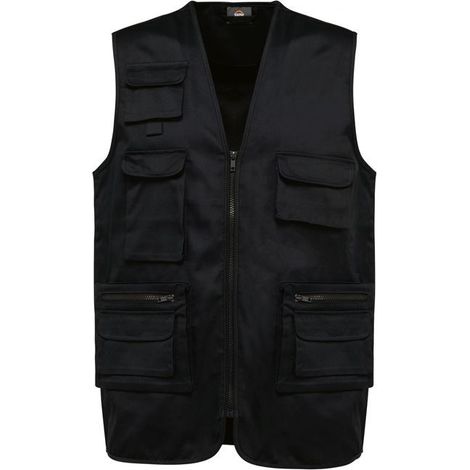 Gilet polycoton multipoches doublé WK. Designed To Work Noir L