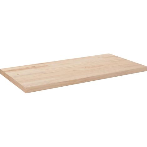 Tischplatte 80x40x2,5 cm Massivholz Kiefer Rechteckig