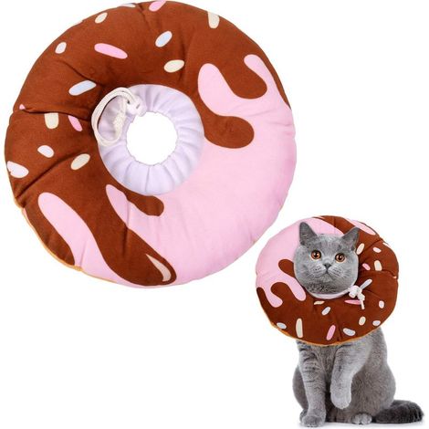 Collerette de Protection pour Chats et Chiens Anti Grattage, Anti Léchage, Souple et Confortable Récupération (S) (1/5)