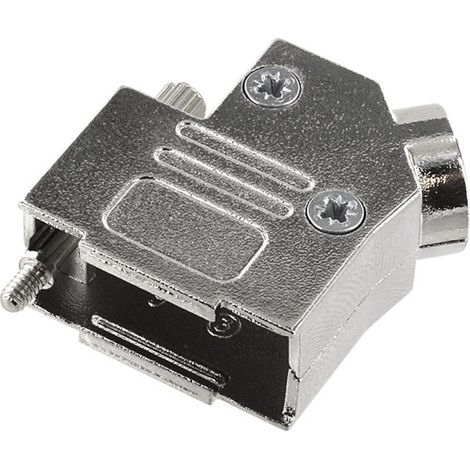 encitech D45ZK09-NM-K 6560-0166-11 D-SUB Gehäuse Polzahl: 9 Zinkdruckguss 45 ° Metall 1 St.