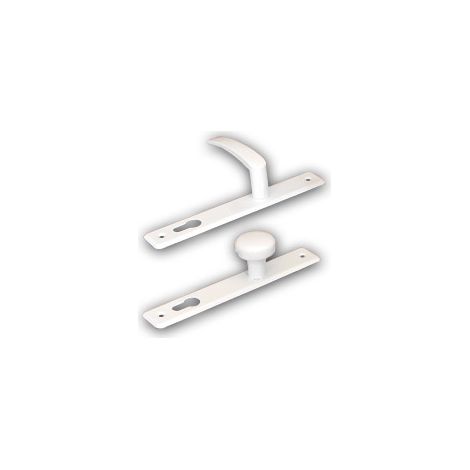 Pomello-maniglia con inserto bianco verniciato 90 - MP GK 9Y BI