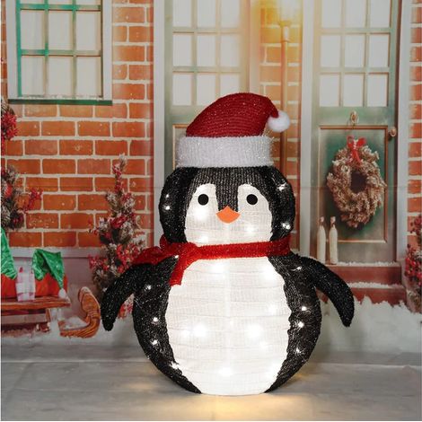 Sapin de Noël lumineux LED, bonhomme de neige LED, Père Noël extérieur, pliable et rétractable, étanche IPX65 (1/5)