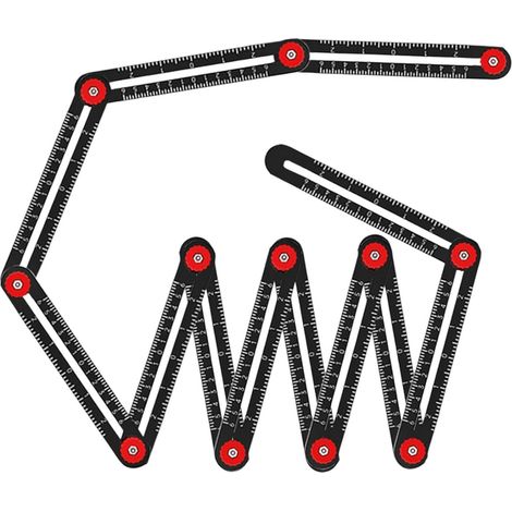 Multifunctional Metal Angle Measuring Tool Designed For Seamless