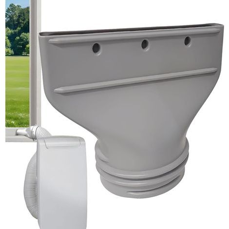 Fensteradapter für Klimaanlagen-Abluftschlauch, Schnellkupplung, verstellbar für Lüftungsrohre mit 13/15 cm Durchmesser (1/5)
