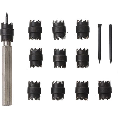 13 pièces fraise à souder rotative 3/8 po, lot de coupe-points de soudure pour perceuse électrique
