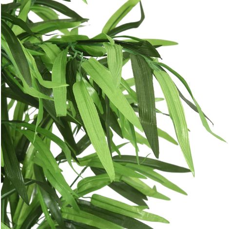 vidaXL Albero Bambù Artificiale 864 Foglie 180 cm Verde