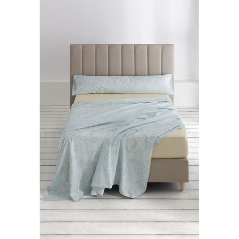 Juego de sábanas Circe color azul. Cama de 105 cm. 3 piezas (1/5)