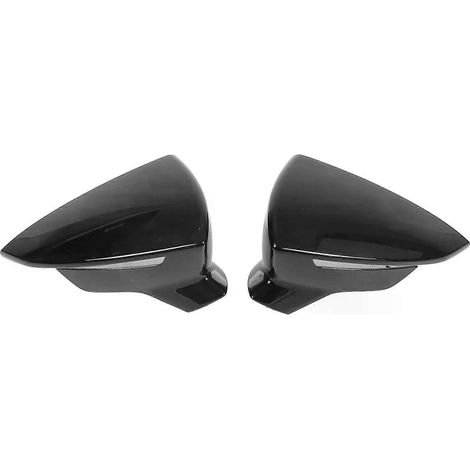 Paire de coques de protection pour rétroviseurs extérieurs gauche et droit, de remplacement pour SEAT Leon Mk3 5F ST FR Cupra 2013JXLGV (1/5)