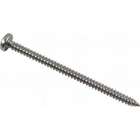 Vis à tôle tête cylindrique large Pozidriv 2,9 x 15.9 mm INOX A2 - Boite de 200 pcs - Fixtout VTCC29159A2