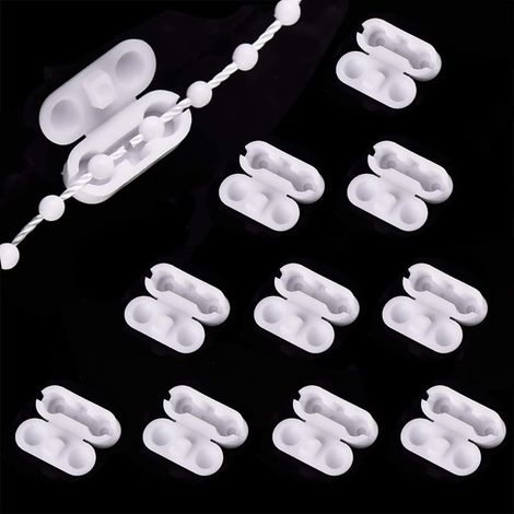 Clips de connexion pour cordons de stores enrouleurs, connecteurs de rechange pour cordons de stores enrouleurs, connecteurs de cordon à billes, adaptés aux stores enrouleurs de 4,5 mm, aux stores ro