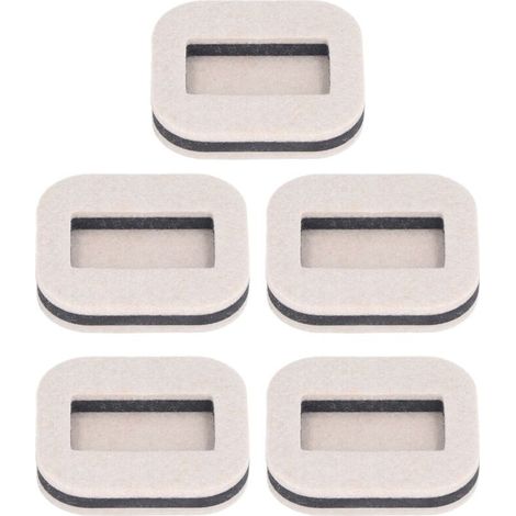 Pcs Rectangular Concave Felt Caster Cups for Office Chairs, Fixing Rollers, Furniture Wheels, Caster Cups