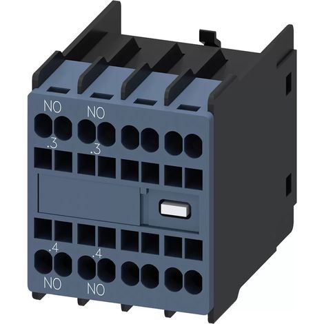 Siemens Hilfsschalter 2S Strombahnen:1S, 1S für Hilfs-/Motorschütze S00/S0 3RH29112HA20 (1/2)