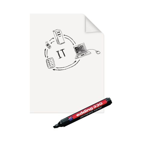 LEGAMASTER Magic-Chart Folie B600xH800mm ( 9000483334 ) (1/2)