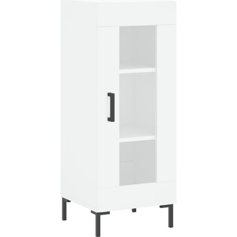 Credenza buffet cassettiera mobile contenitore organizer cucina soggiorno soggiorno 34,5 x 34 x 90 cm derivati del legno bianco 020030241