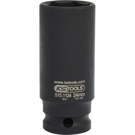 Douille longue à chocs 6 pans 1/2' 24 mm - KSTOOL - 515.1124-E (1/2)